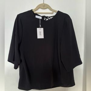 Oak and fort open back blouse